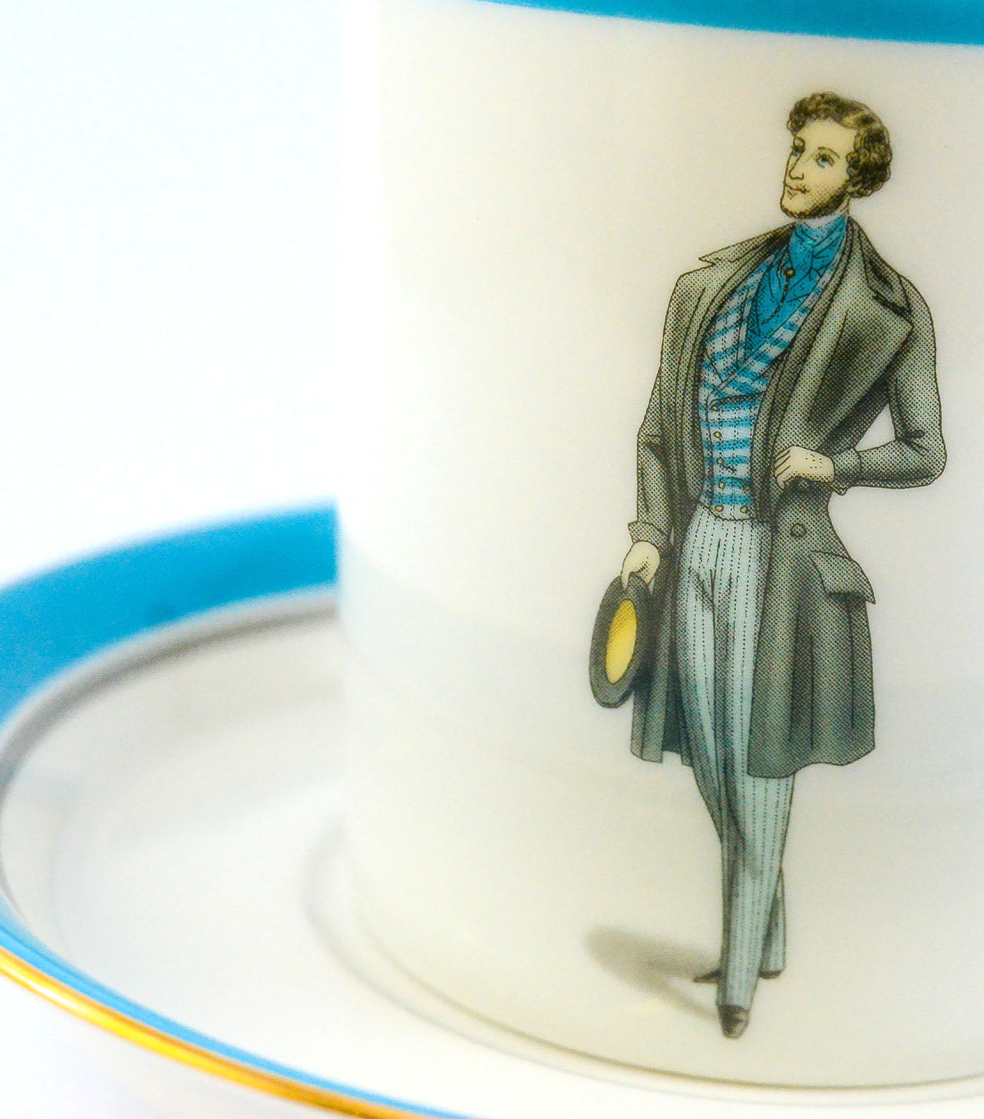 imperial porcelain modes de paris 1844 teacup and saucer heraldic 