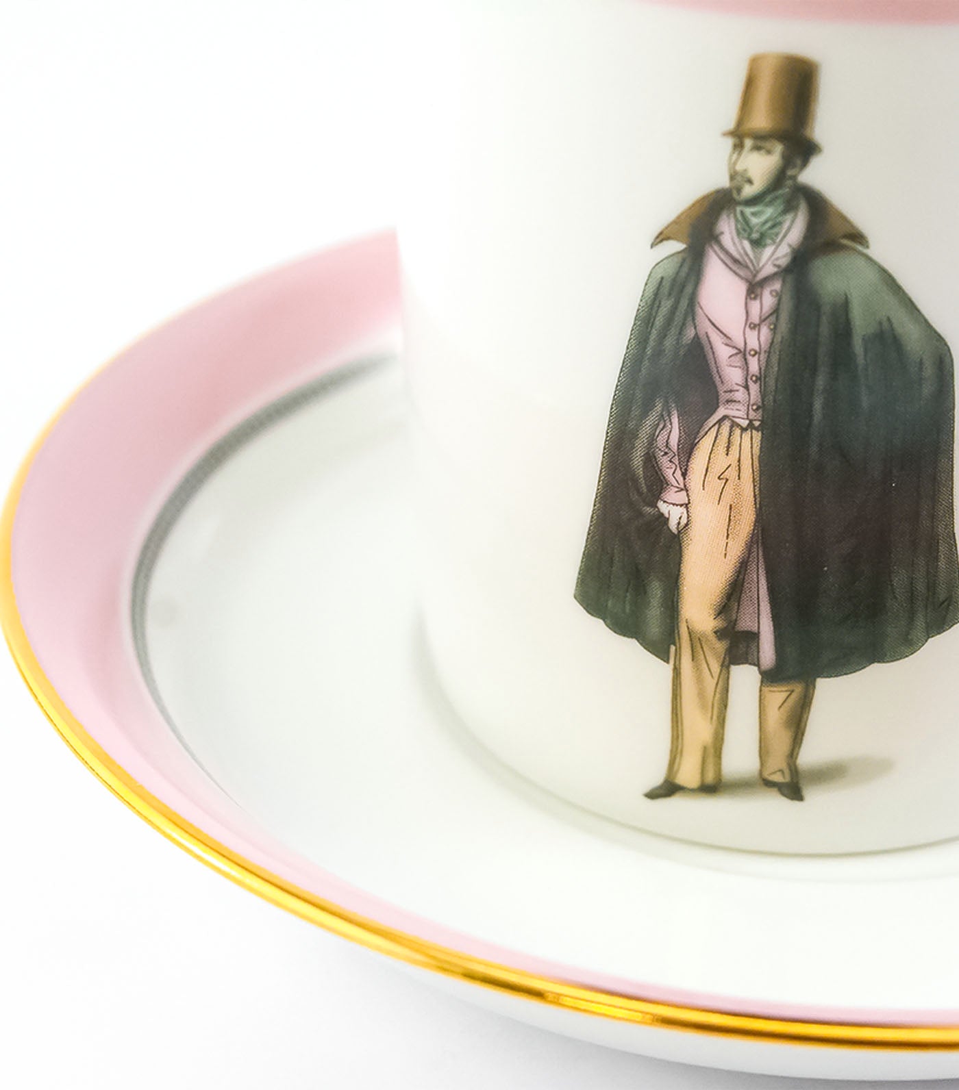 imperial porcelain modes de paris 1840 teacup and saucer heraldic