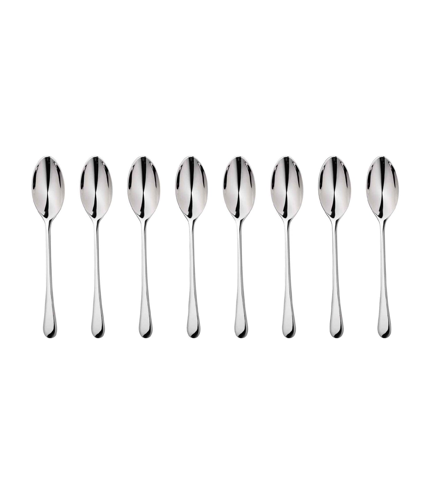 robert welch iona bright coffee spoon, set of 8