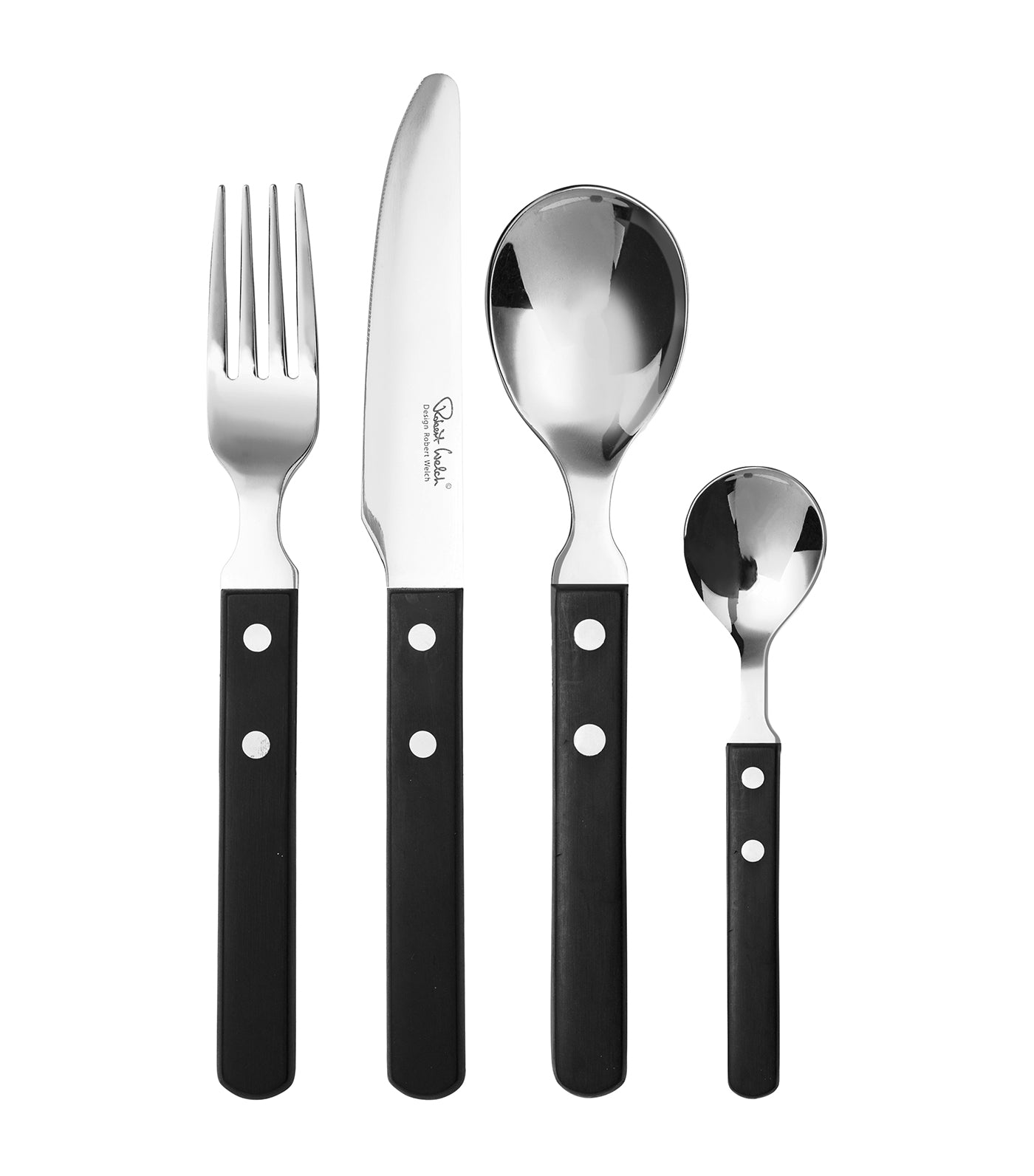 robert welch trattoria bright cutlery set, 24 piece for 6 people