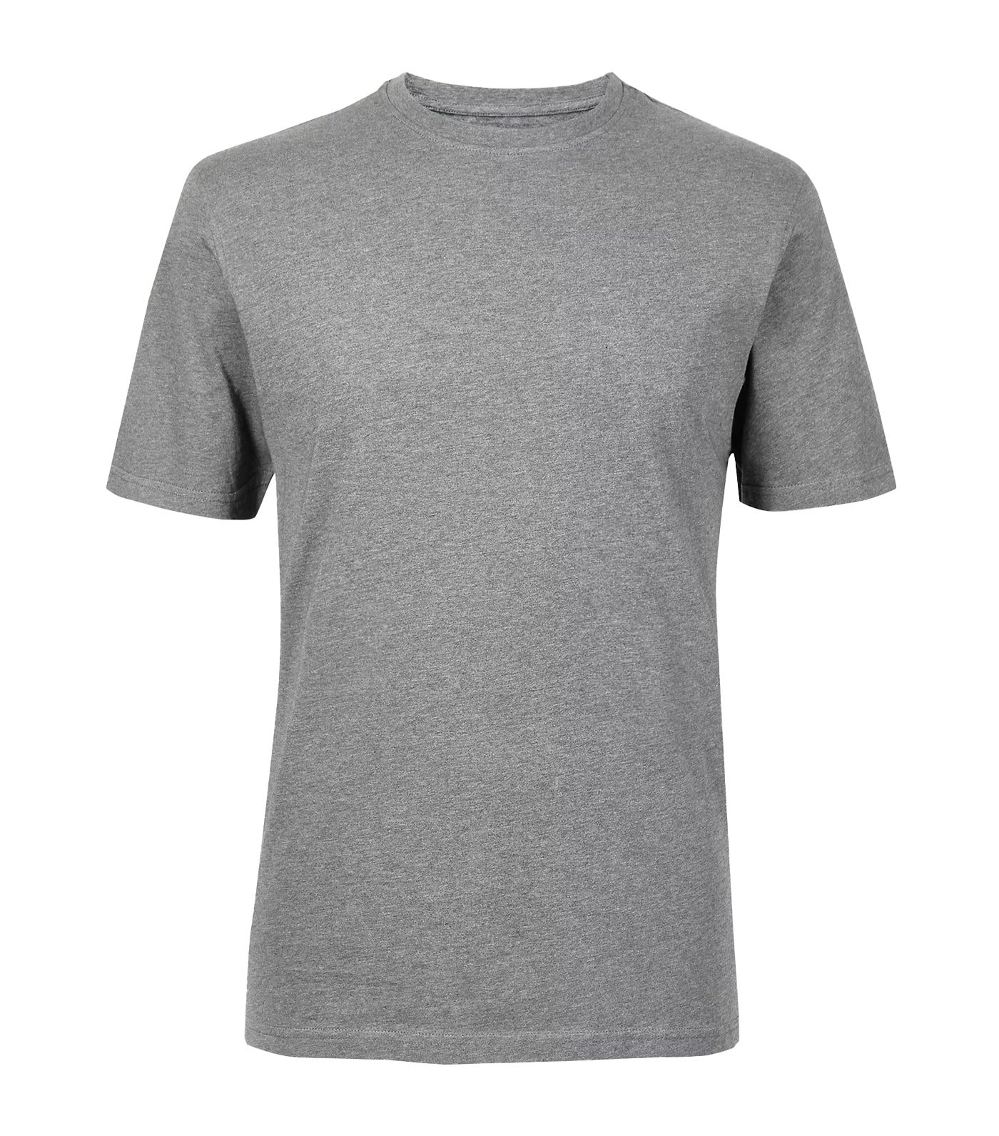 Cotton Crew Neck T-Shirt Gray