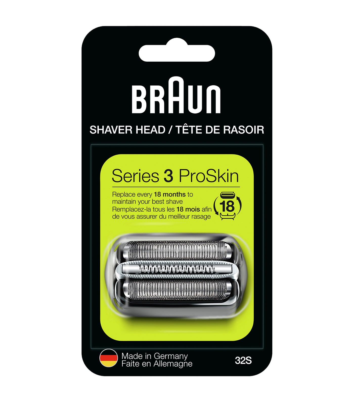 Shaver Replacement Head Series 3 32S Silver