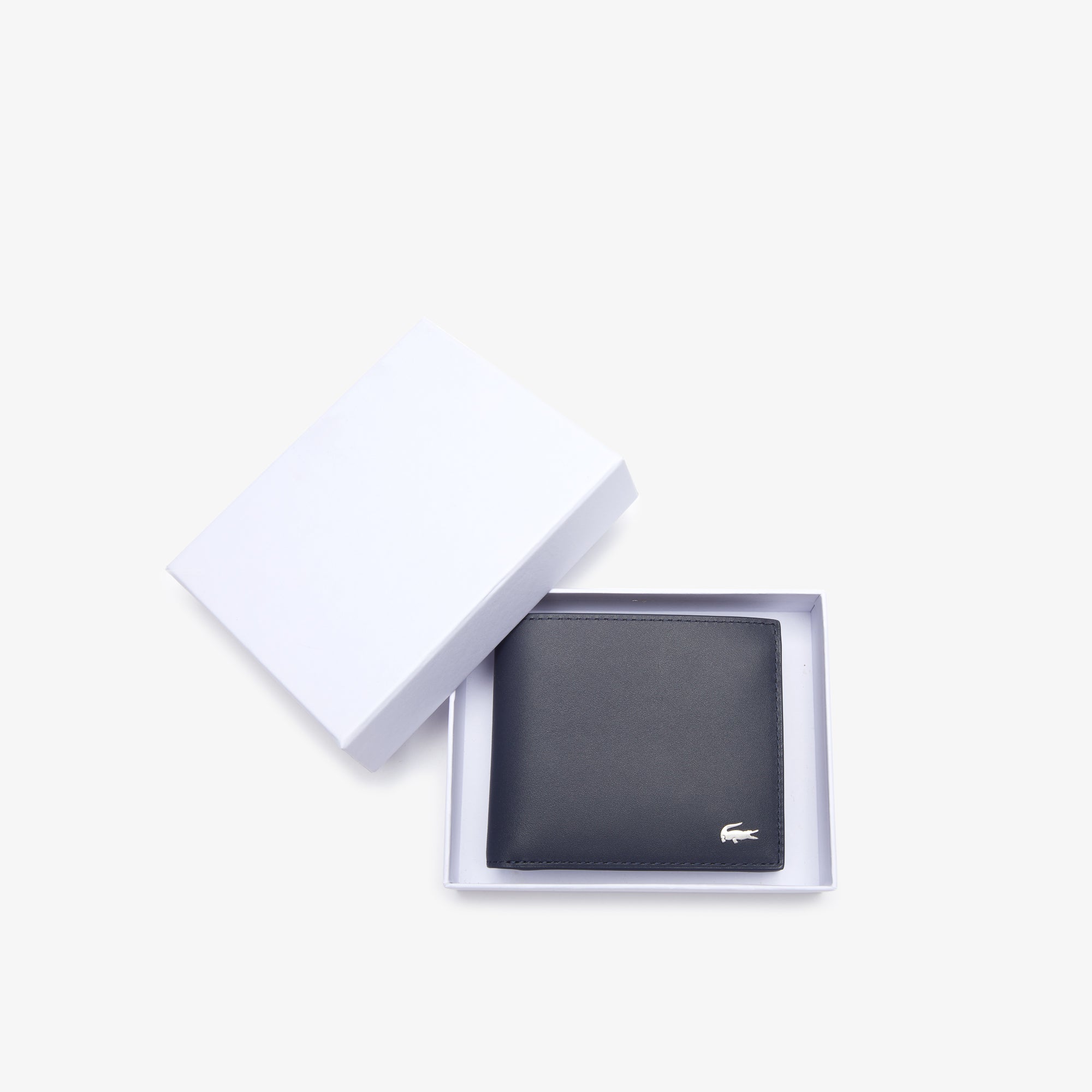 lacoste men's fitzgerald billfold - peacoat