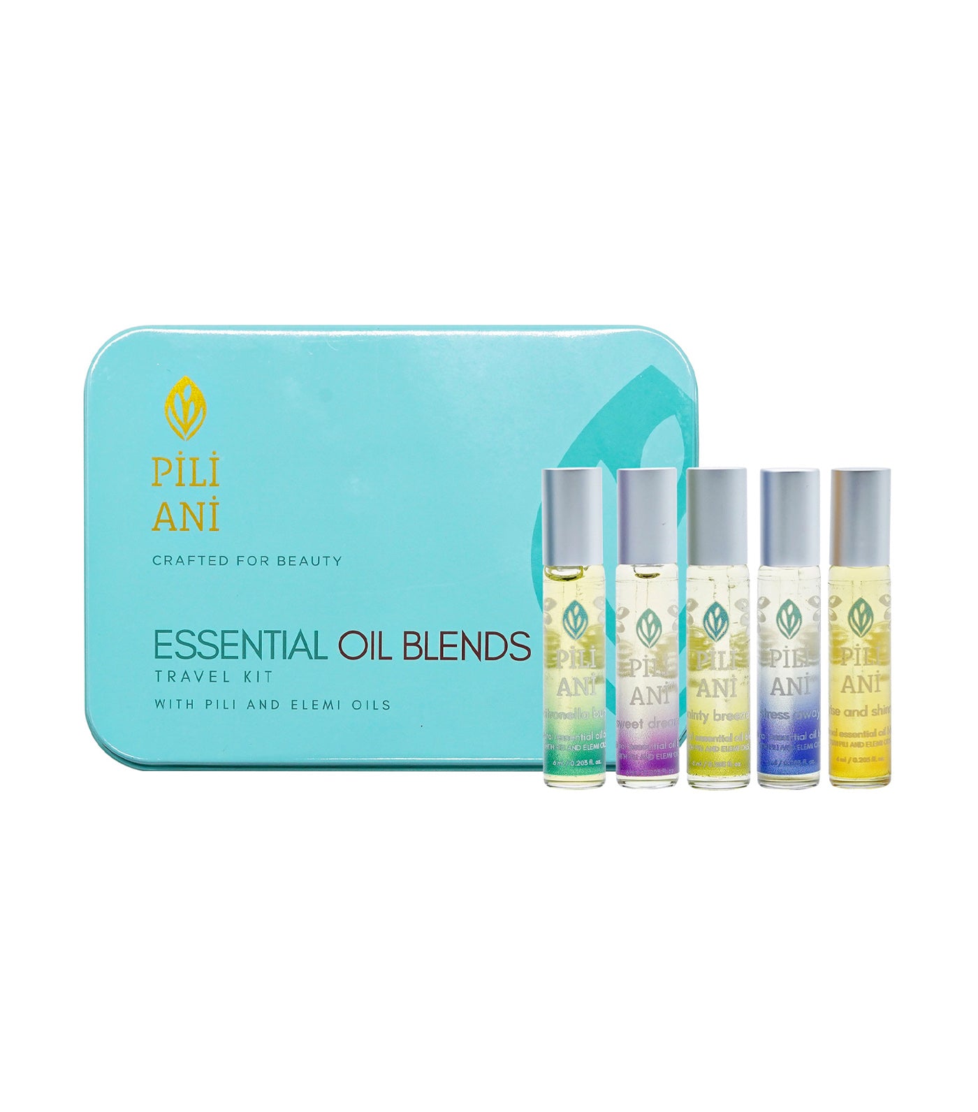 Pili Ani Natural Essential Oil Blends 6ml Travel Set