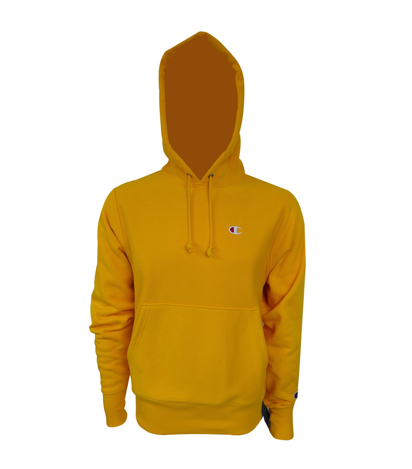Reverse Weave Pullover Hood C Gold