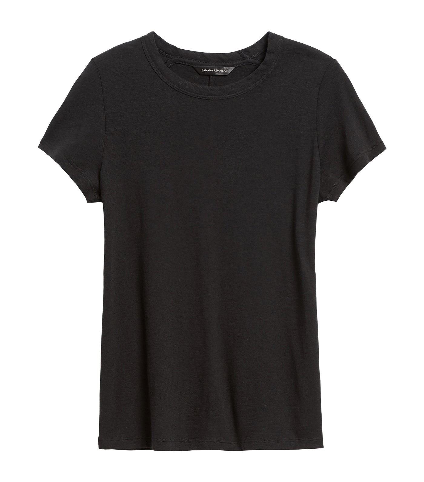 Slub Cotton-Modal Crew-Neck T-Shirt Black