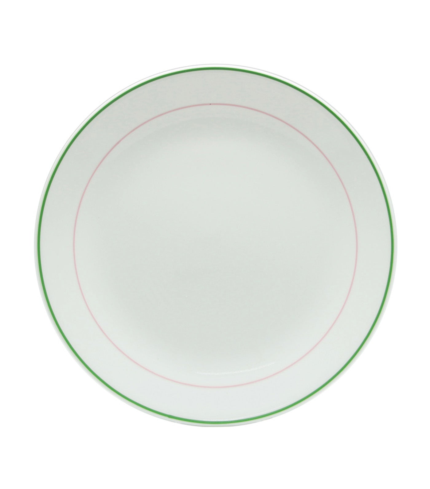 Corelle 16-Piece Classic Set  - Double Ring Green/Pink 