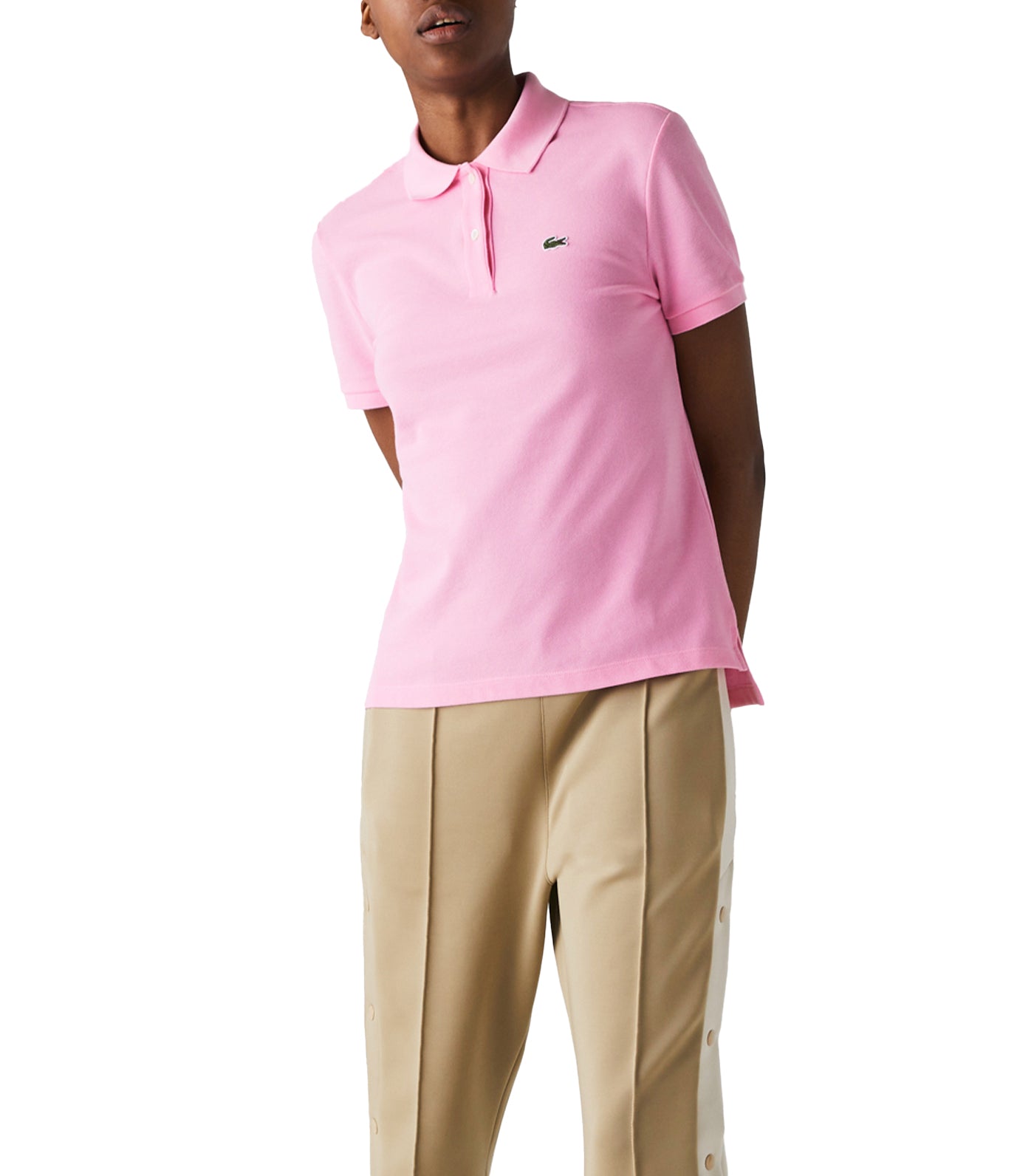Women's Lacoste Regular Fit Soft Cotton Petit Piqué Polo Shirt Pinkish