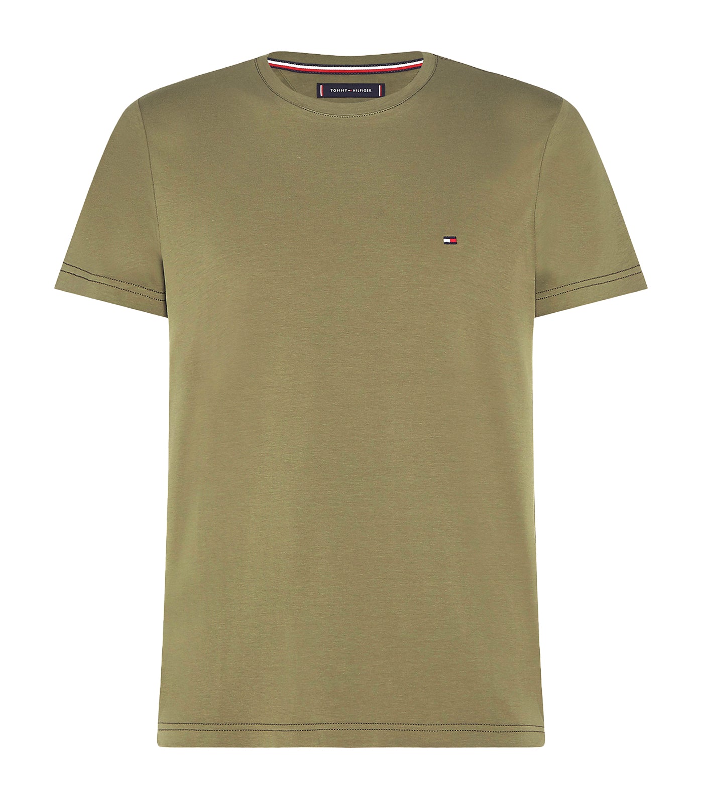 Stretch Slim Fit Tee in Utility Olive
