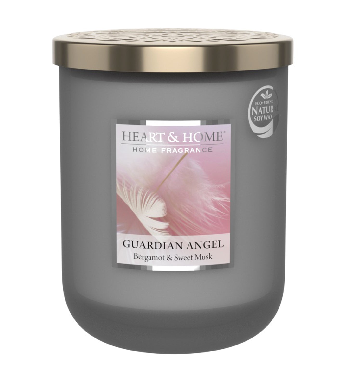 heart & home guardian angel - large soy wax candle