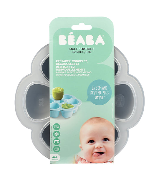 beaba multiportions™ 5oz silicone tray - light mist