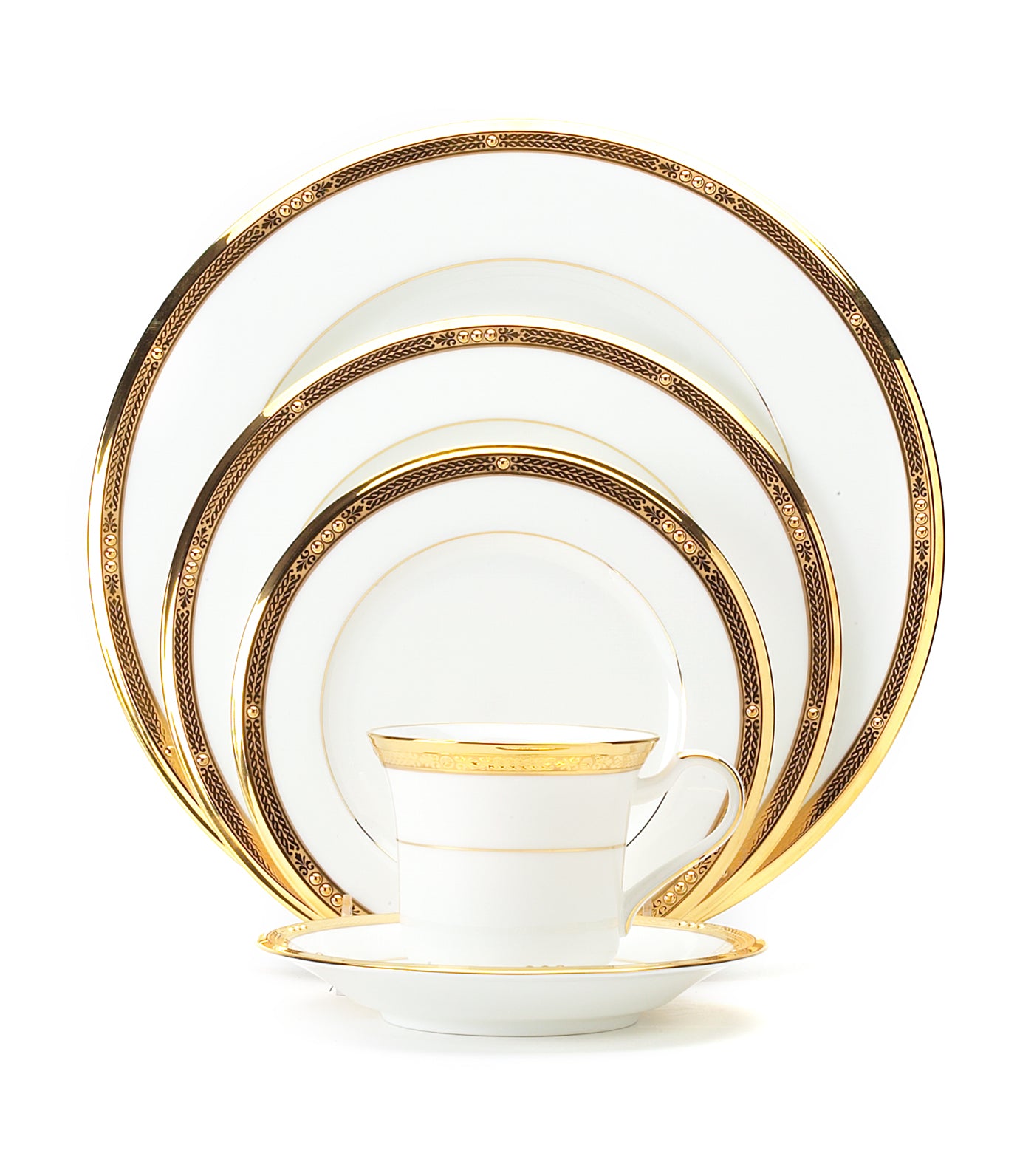 noritake chatelaine gold 20-piece starter set