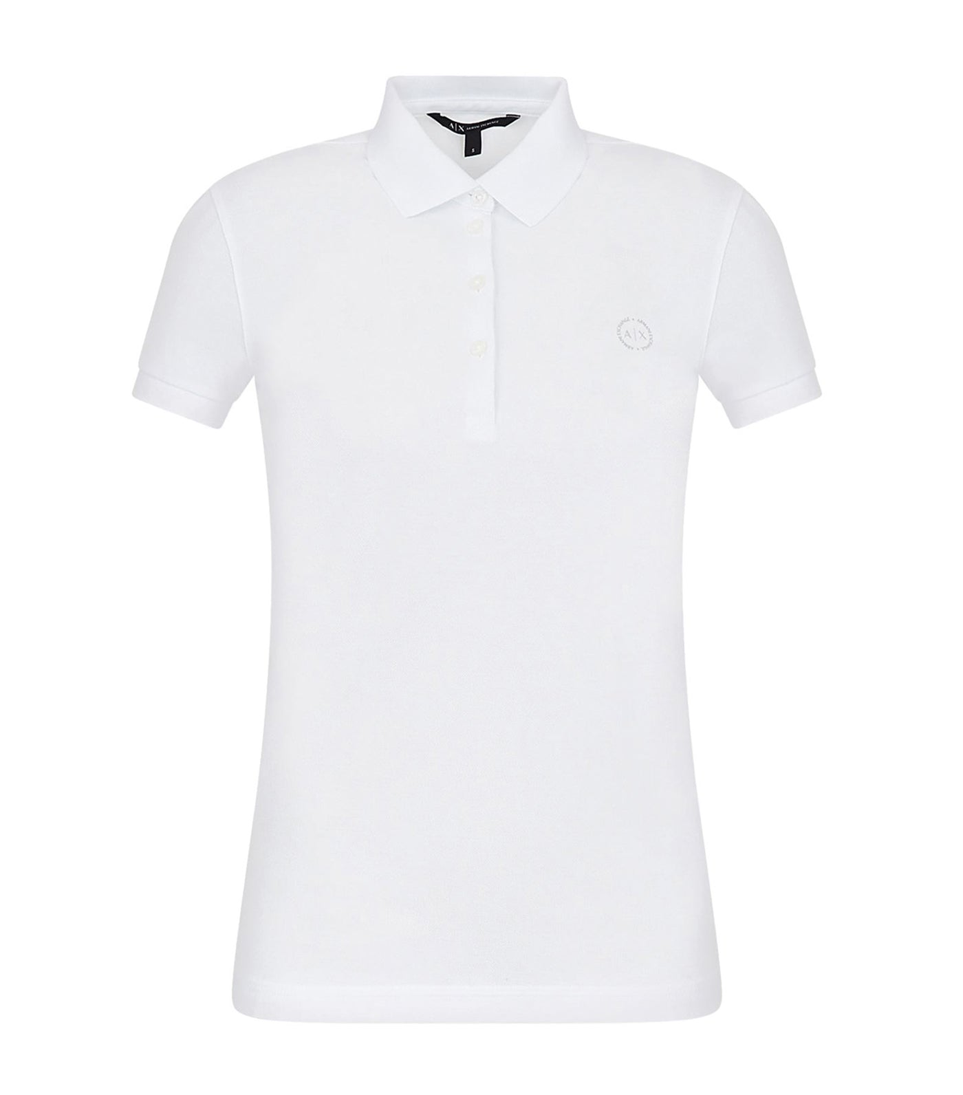 armani exchange regular fit polo optic white