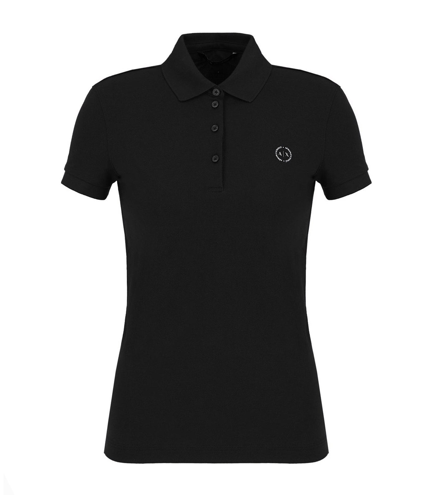 armani exchange regular fit polo black