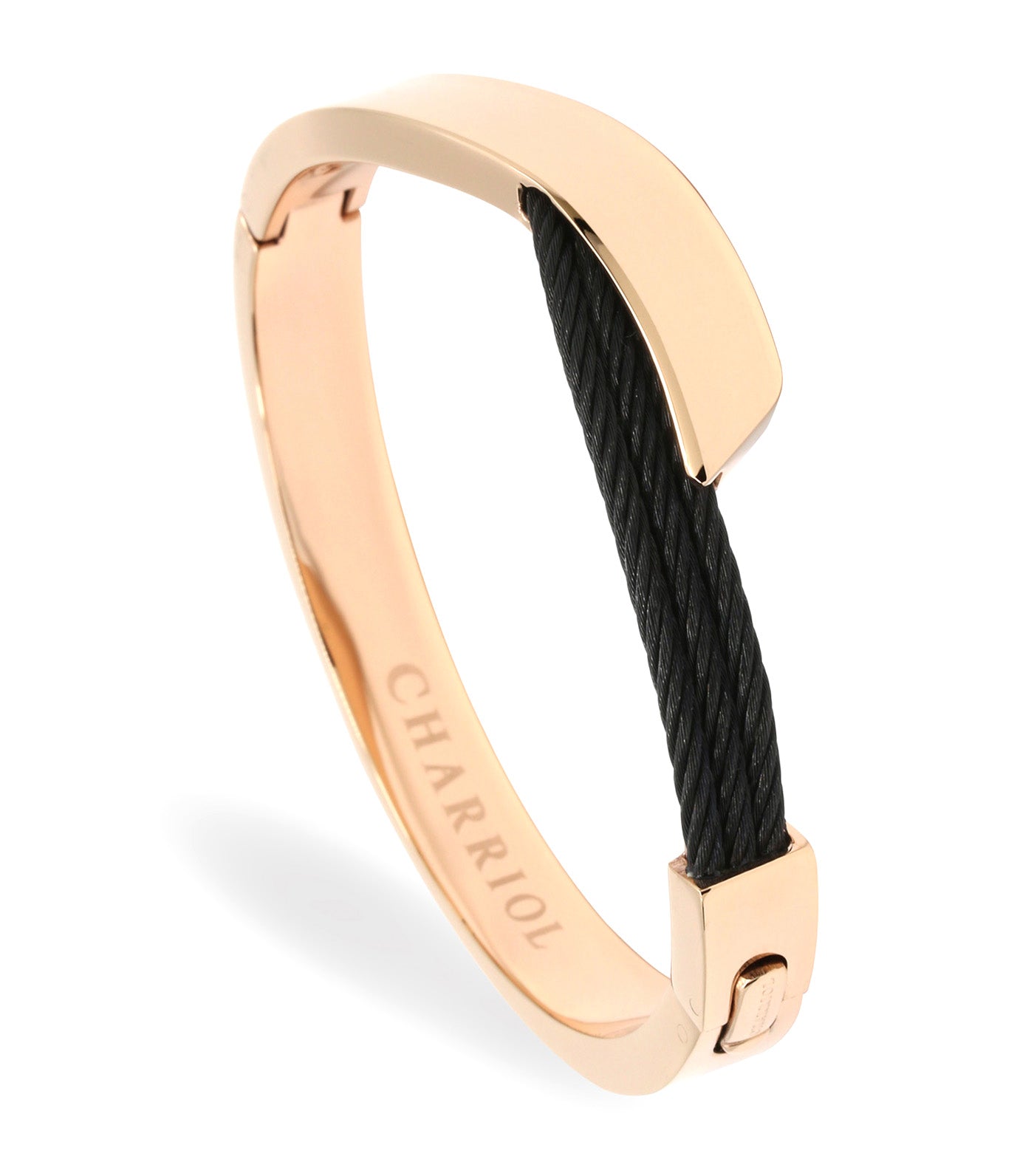 charriol shoreline rose gold & black