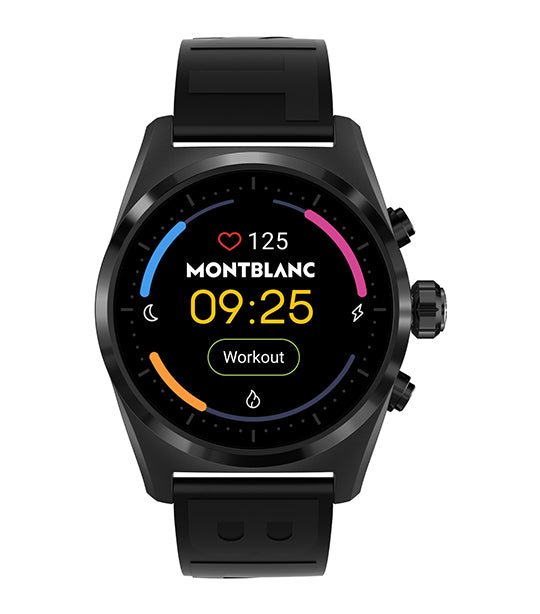 Summit Lite Smartwatch Black with Rubber Strap