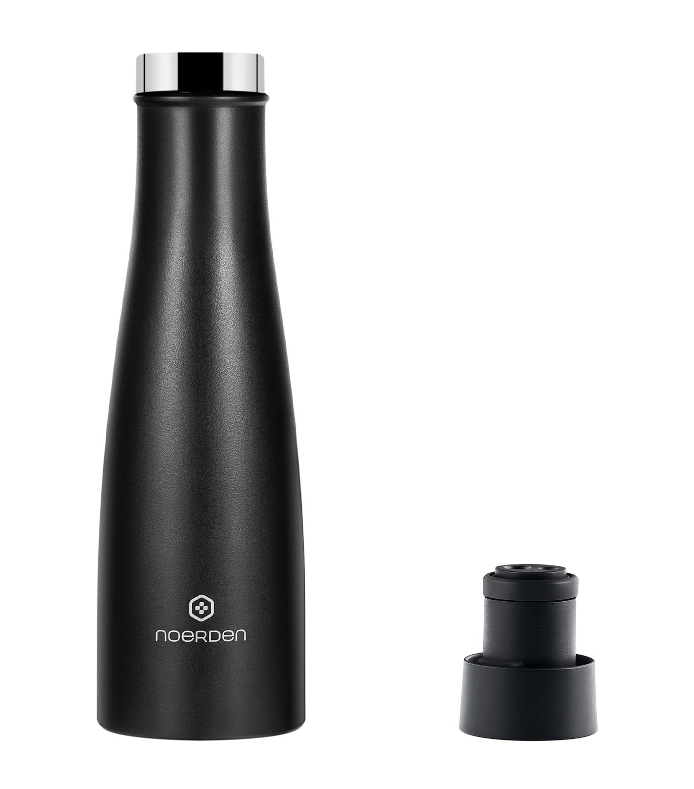 Noerden LIZ Smart Bottle, Black - 480ml