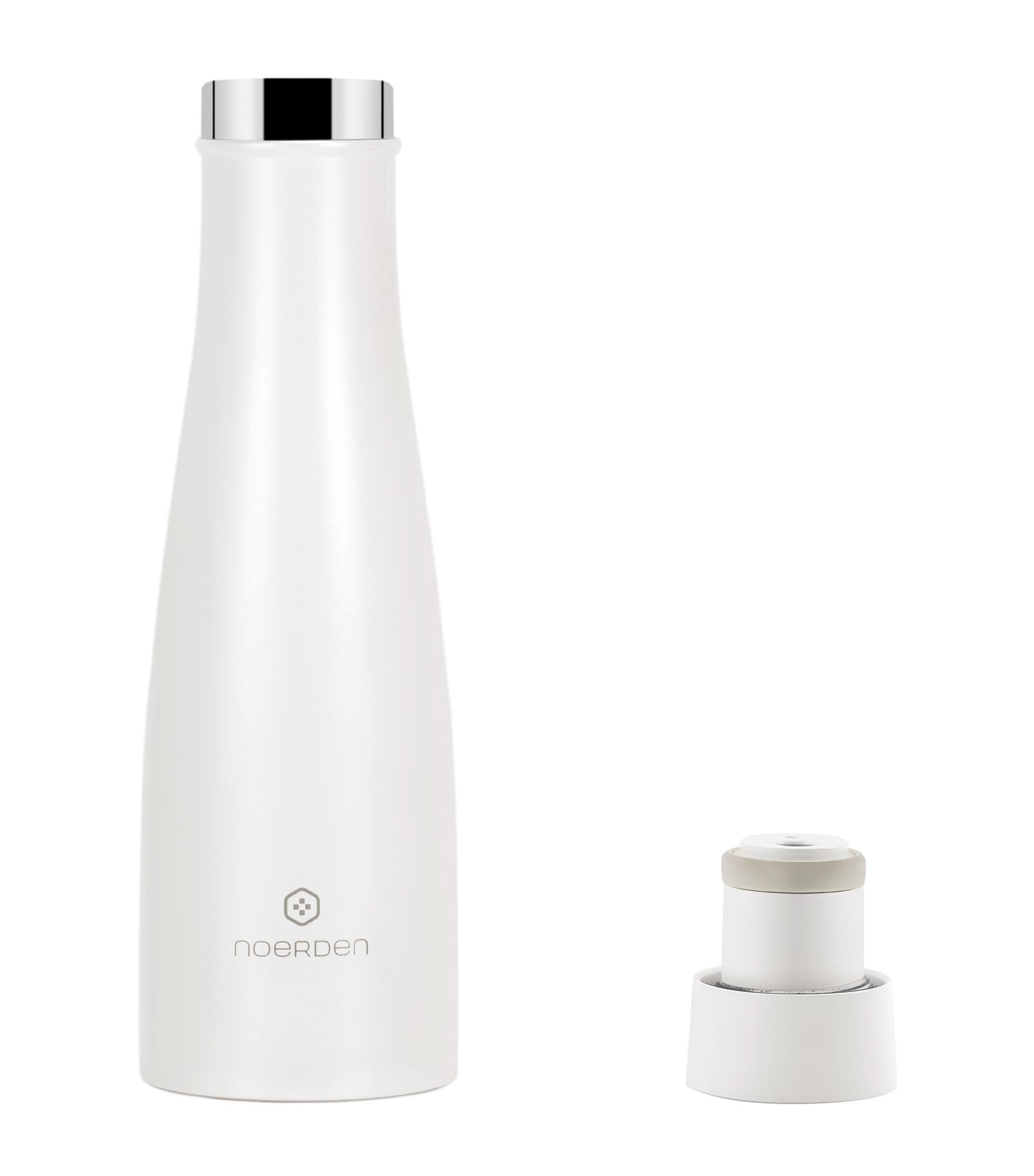 Noerden LIZ Smart Bottle, White - 480ml
