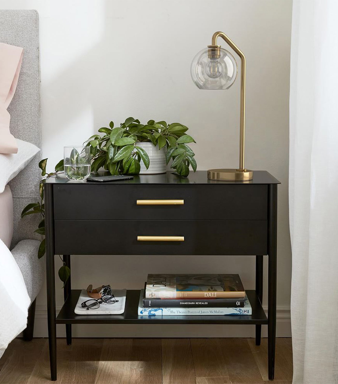 West elm store bedside table lamps