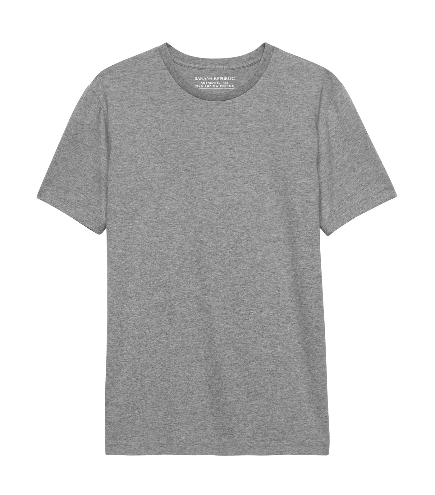 Authentic SUPIMA® Crew-Neck T-Shirt Gray Heather