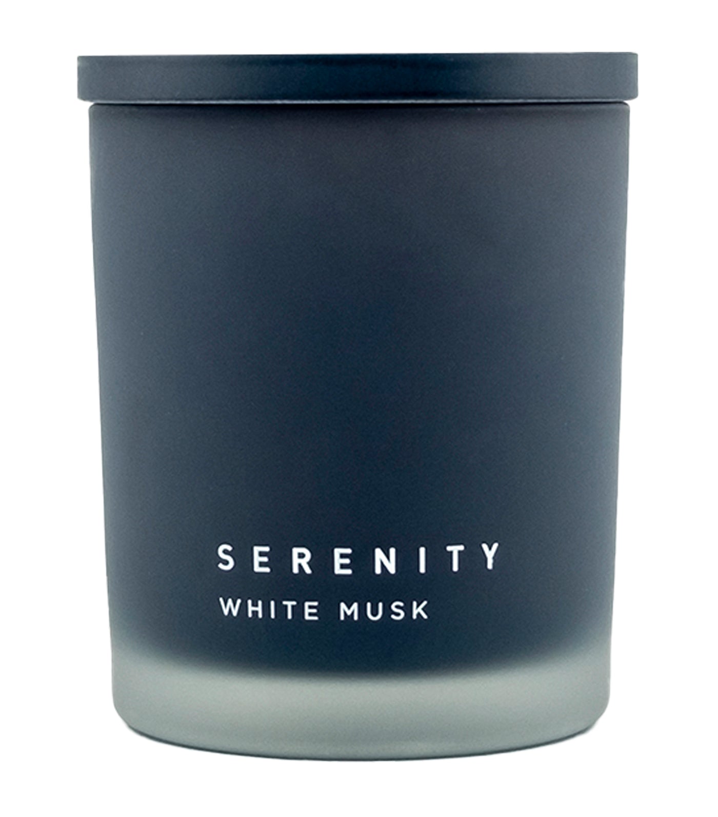 serenity white musk soy wax candle