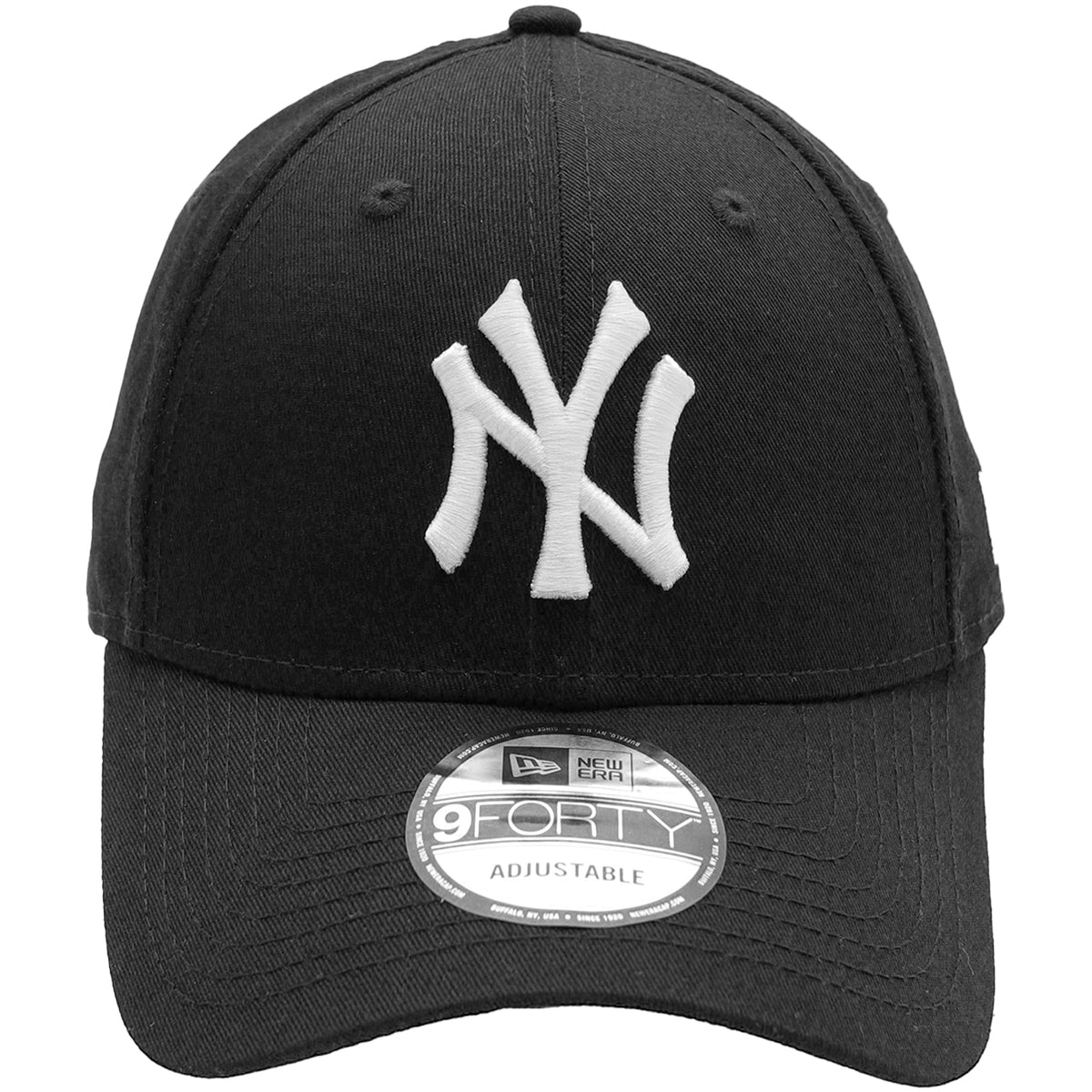 New Era - NY Yankees Faux Leather 9FORTY Curved Cap - Cream