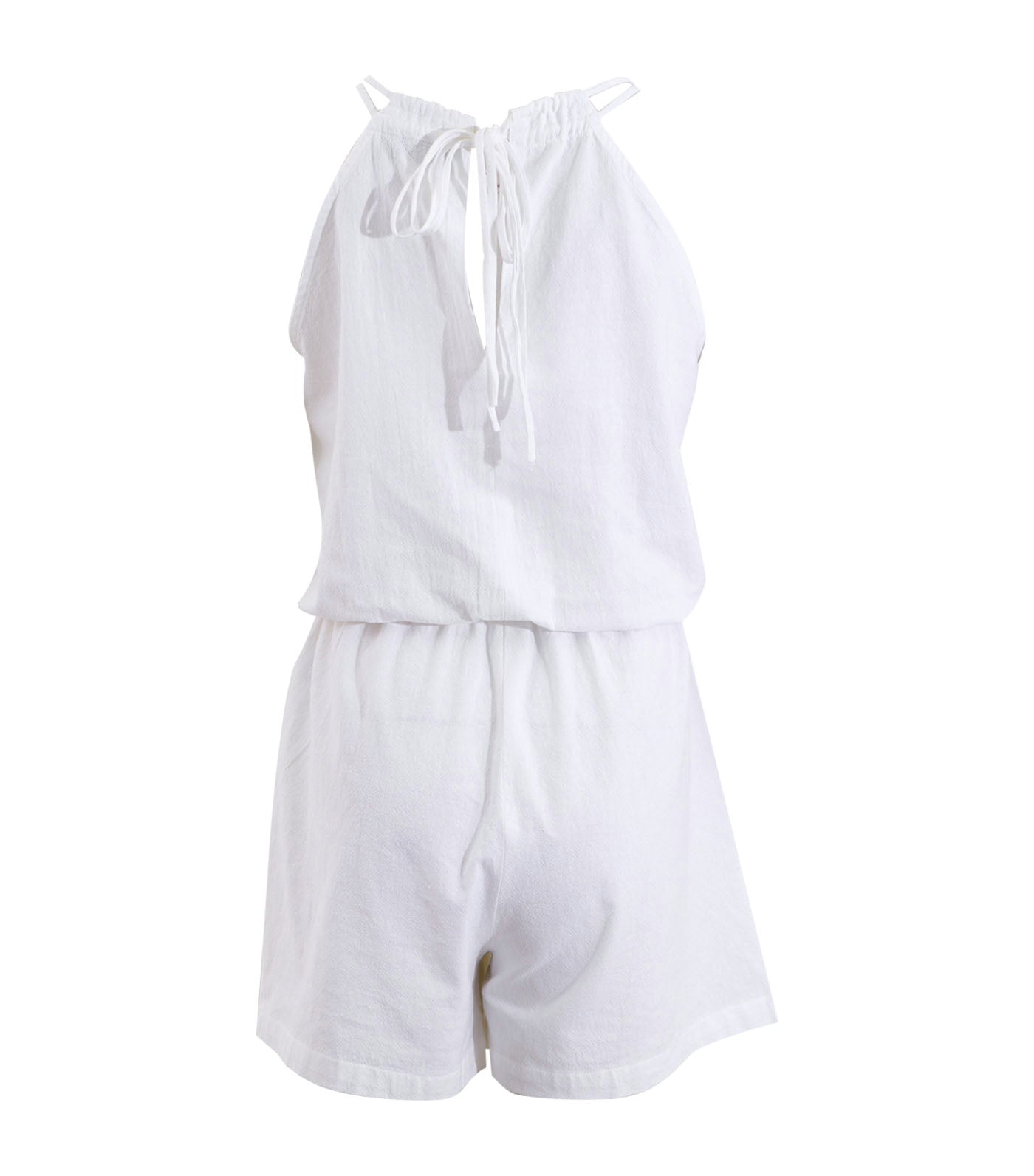 Sole Halter Romper White