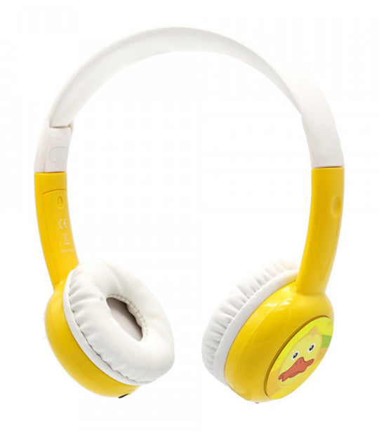 bamini yellow study wired headphones