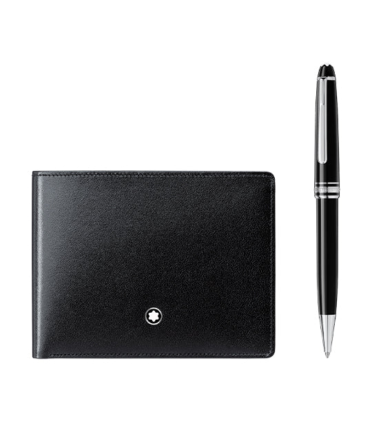 Set Ballpoint 164 Meisterstück & Meisterstück Wallet 6cc Black