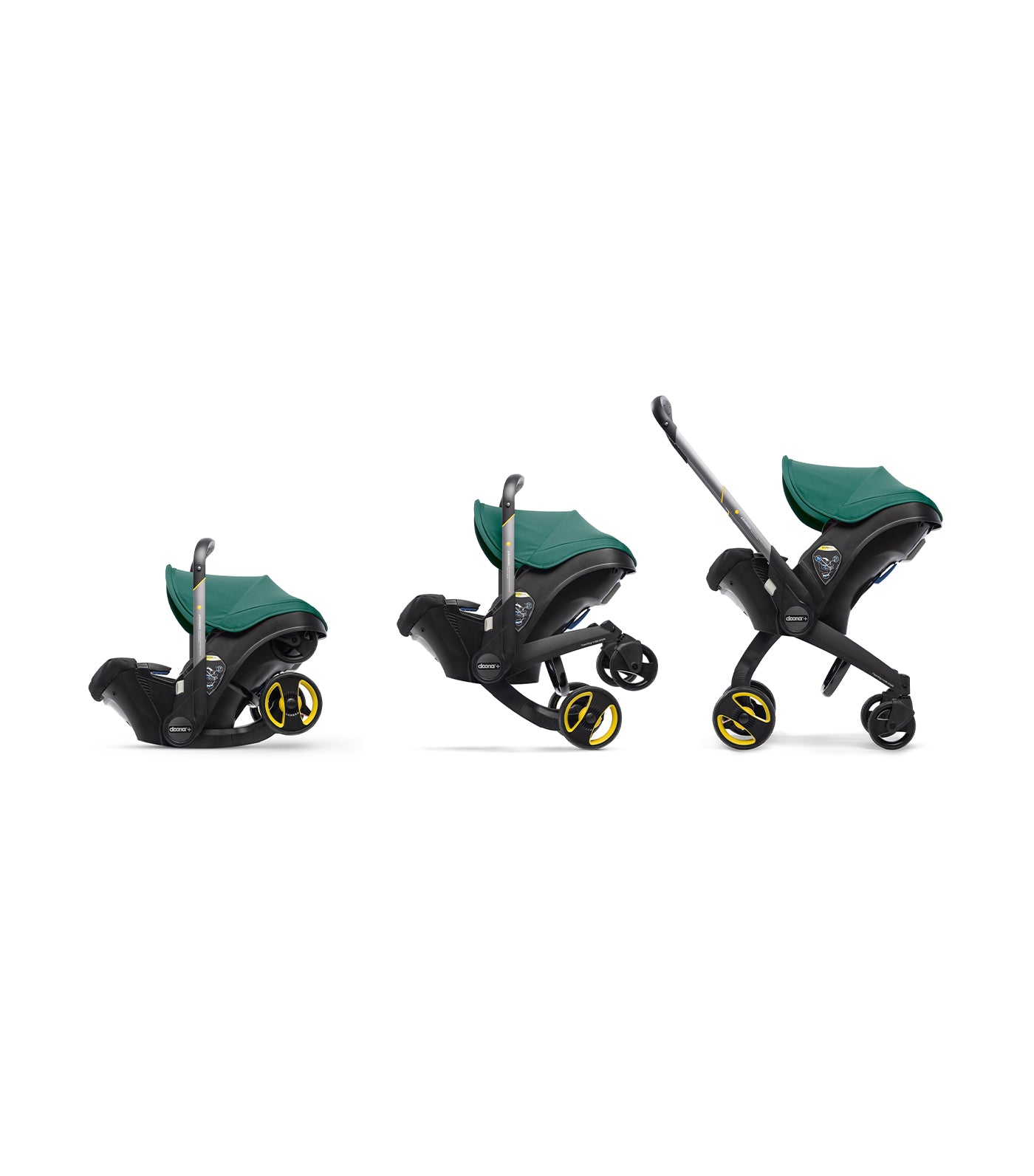 doona racing green infant car seat & stroller