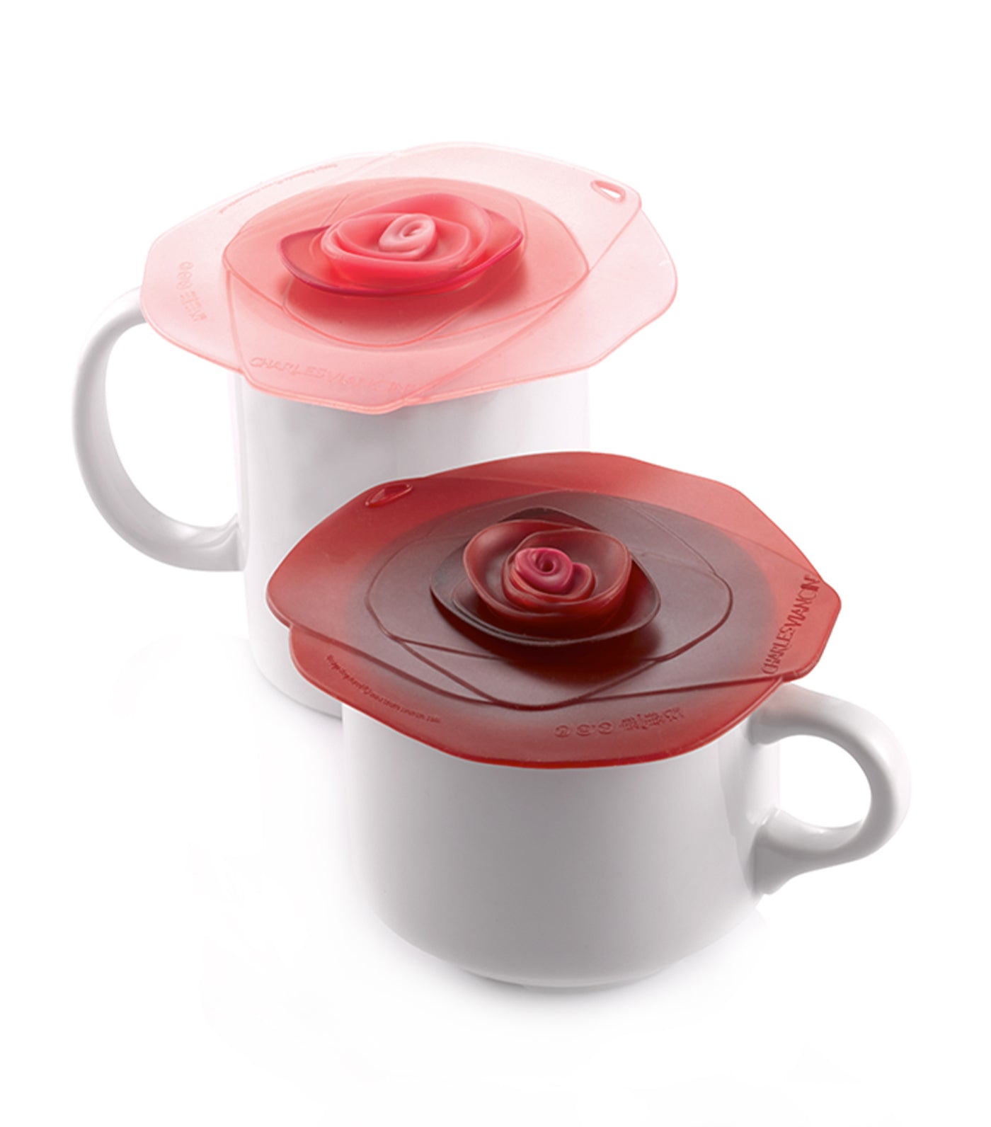 Charles Viancin Rose Drink Cover - Set of 2