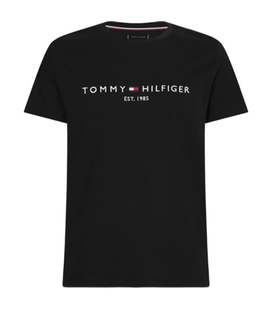 Core Tommy Logo Tee Black