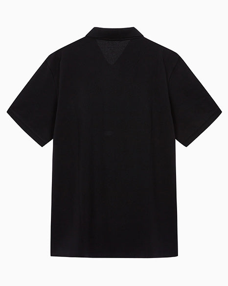 Performance Men's Monogram Polo Shirt Black