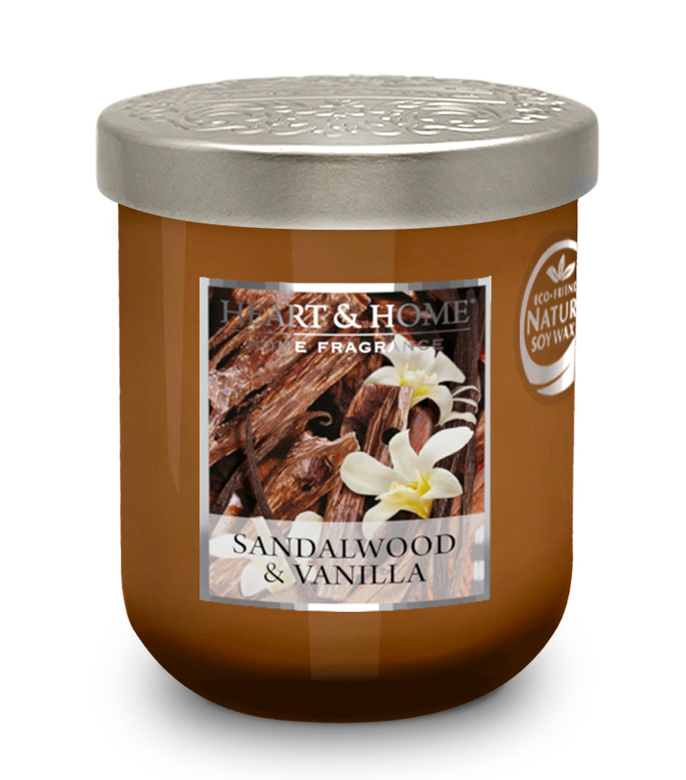 Heart & Home Sandalwood & Vanilla Eco Soy Candle