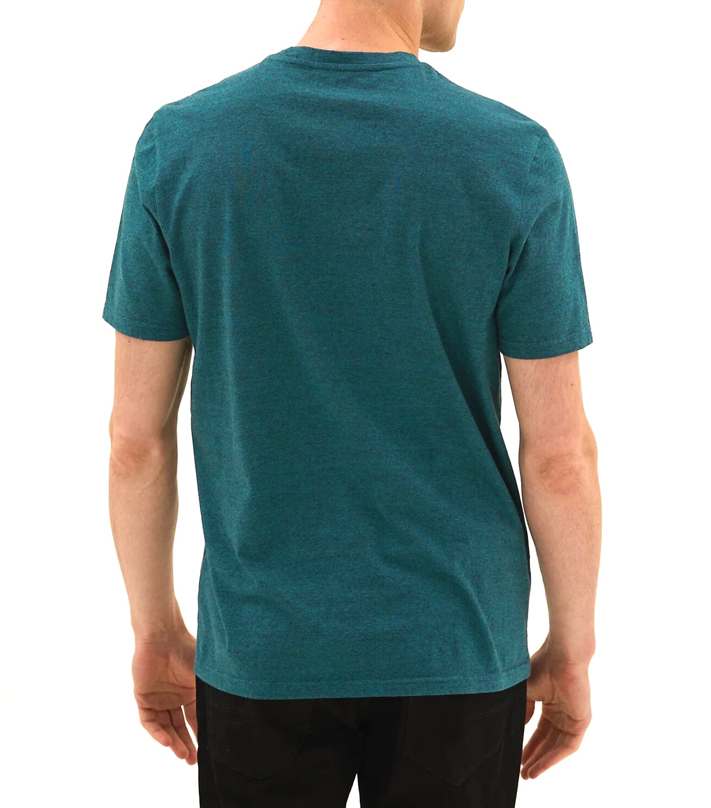 Marks & Spencer Pure Cotton Textured T-Shirt Teal Green