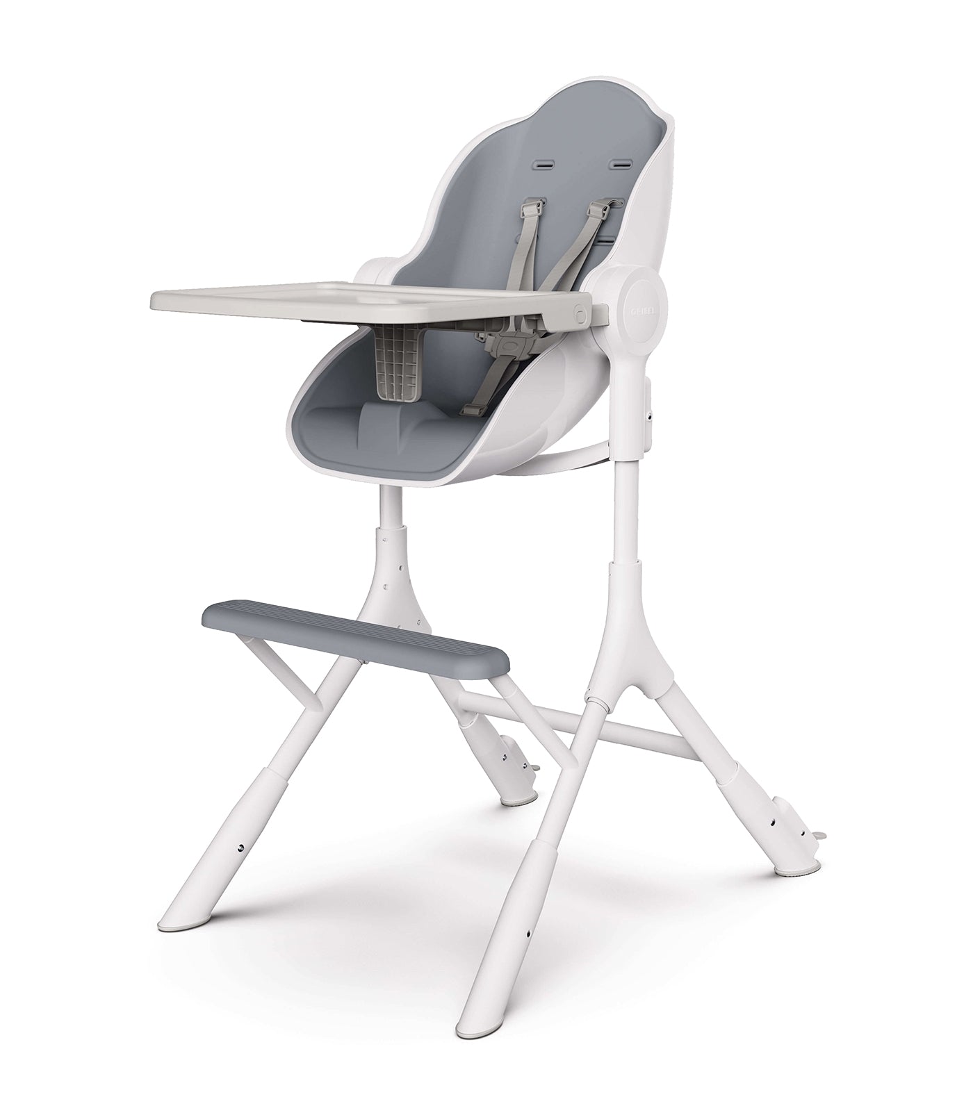 oribel ice gray cocoon z high chair