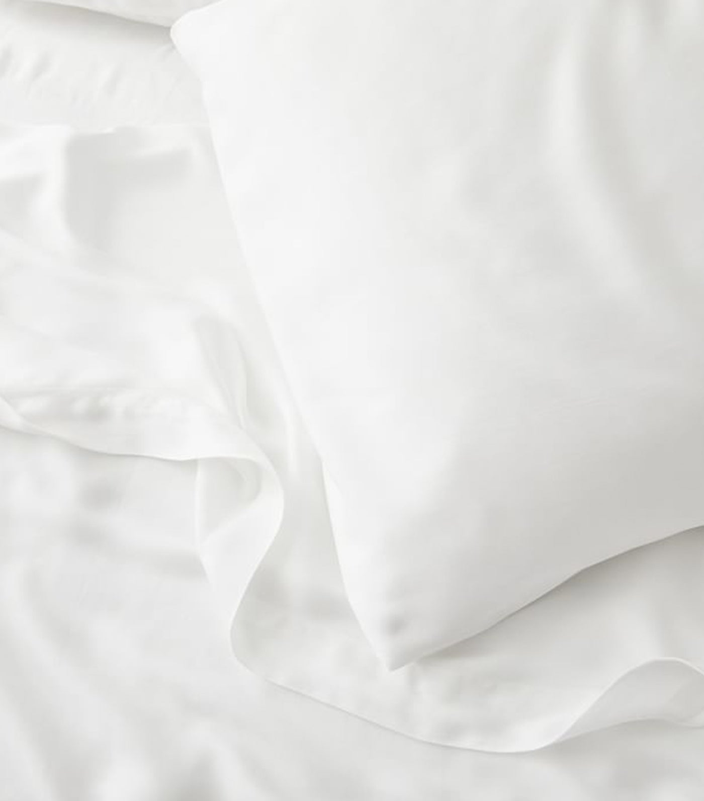 west elm Brushed Silky TENCEL™ Sheet Sets & Pillowcases - White