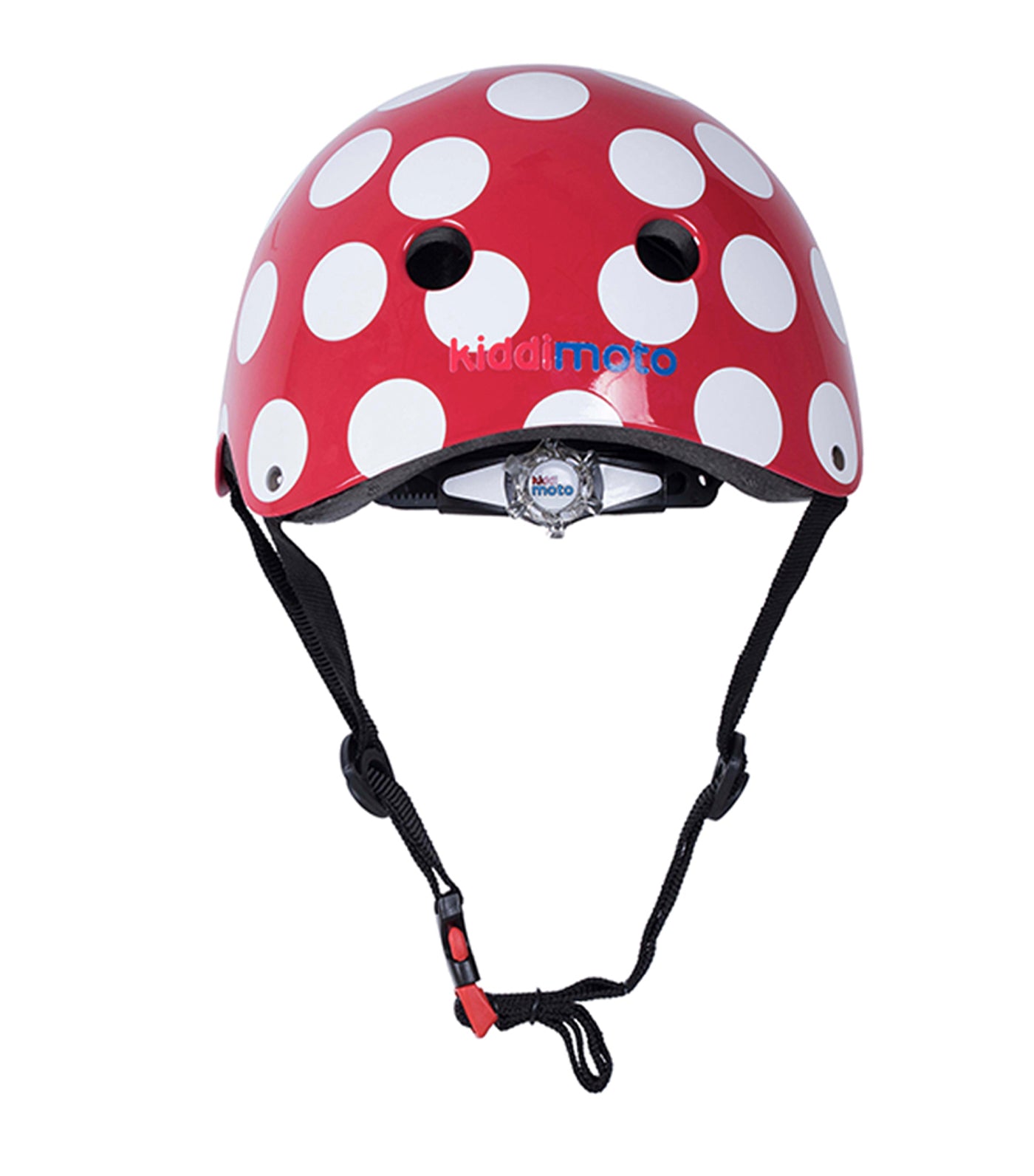 Kids Cycling Helmet - Red Dotty Small