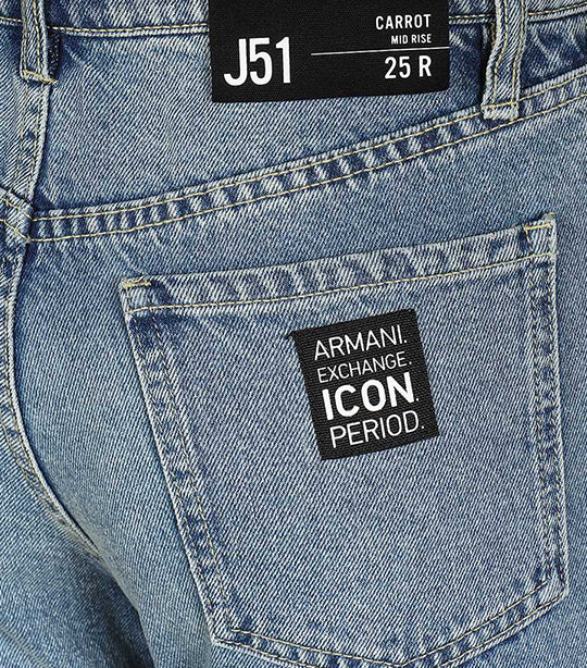 J51 Carrot-Fit Jeans Indigo Denim