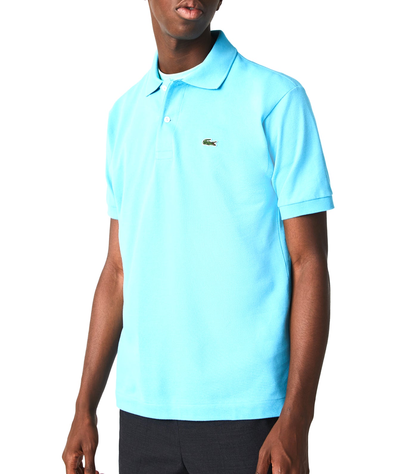 Men's Classic Fit L.12.12 Polo Shirt Azure Blue