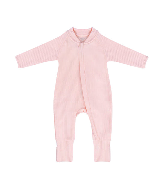 Savannah Onesie Pajama Pink