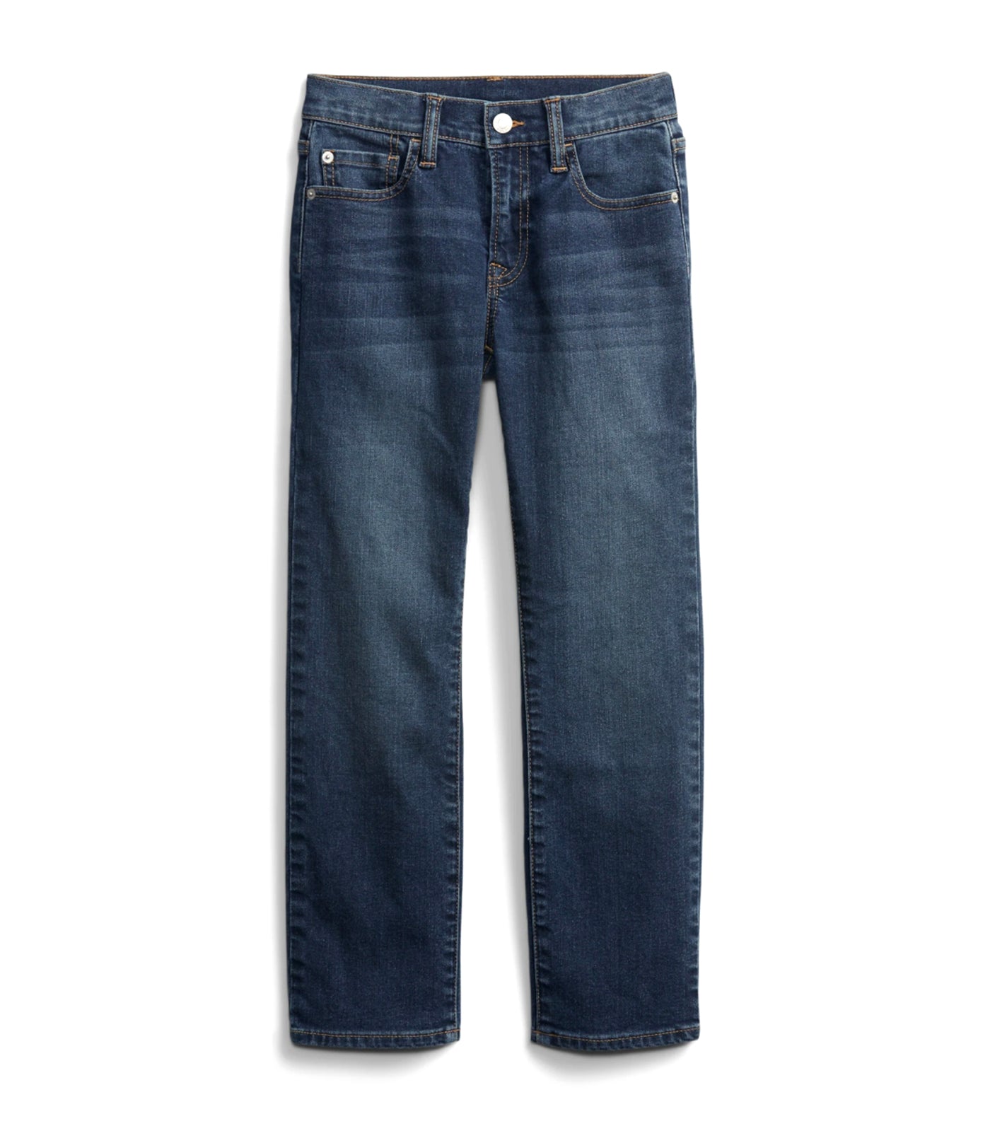 Kids Straight Jeans with Washwell - Medium Wash
