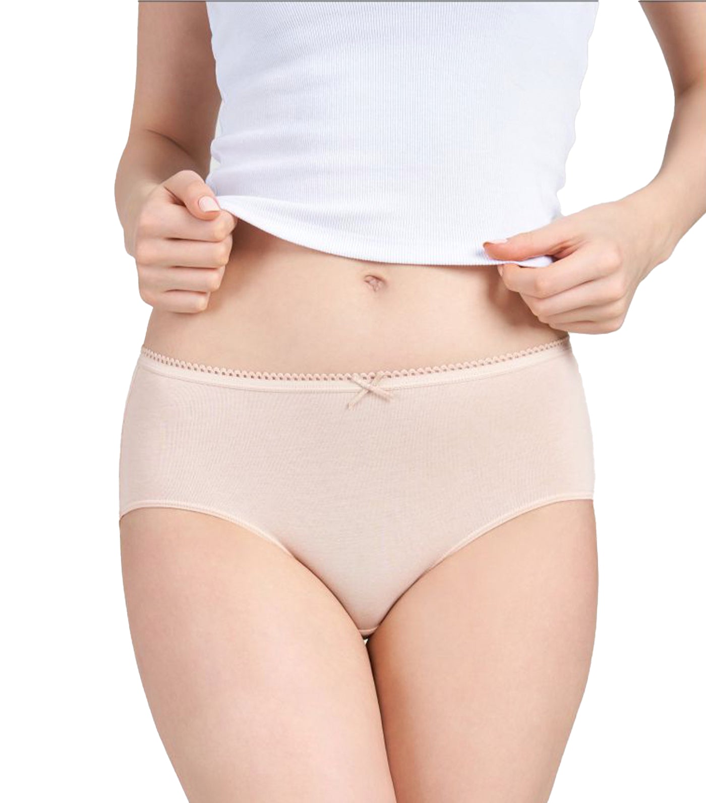 Buy Triumph High Rise Full Coverage Hipster Panty - New Beige at Rs.629  online