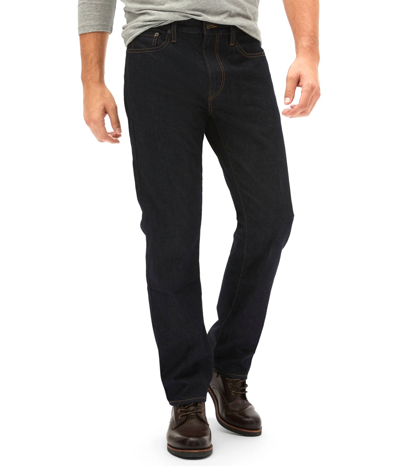 GAP Straight Jeans With Washwell Rinsed