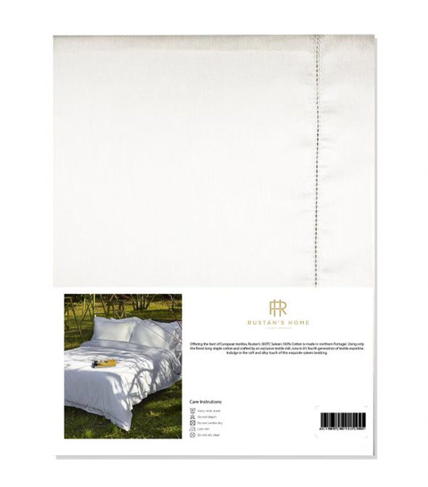 Rustan's Home 300TC Cotton Sateen Duvet Cover - White