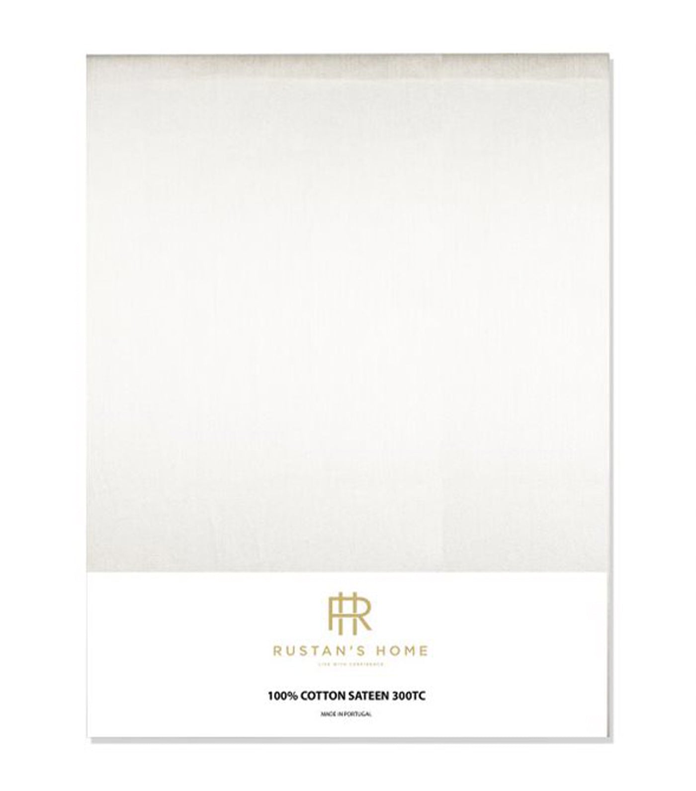 Rustan's Home 300TC Cotton Sateen Flat Sheet - White