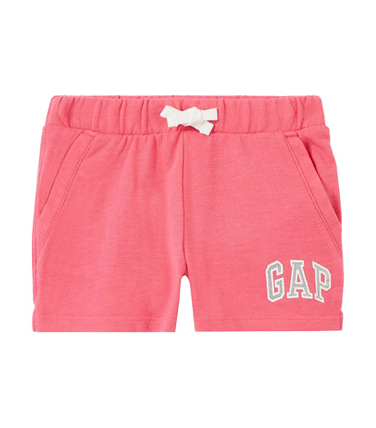 Girls Logo Shorts - Pink Jubilee Nylon
