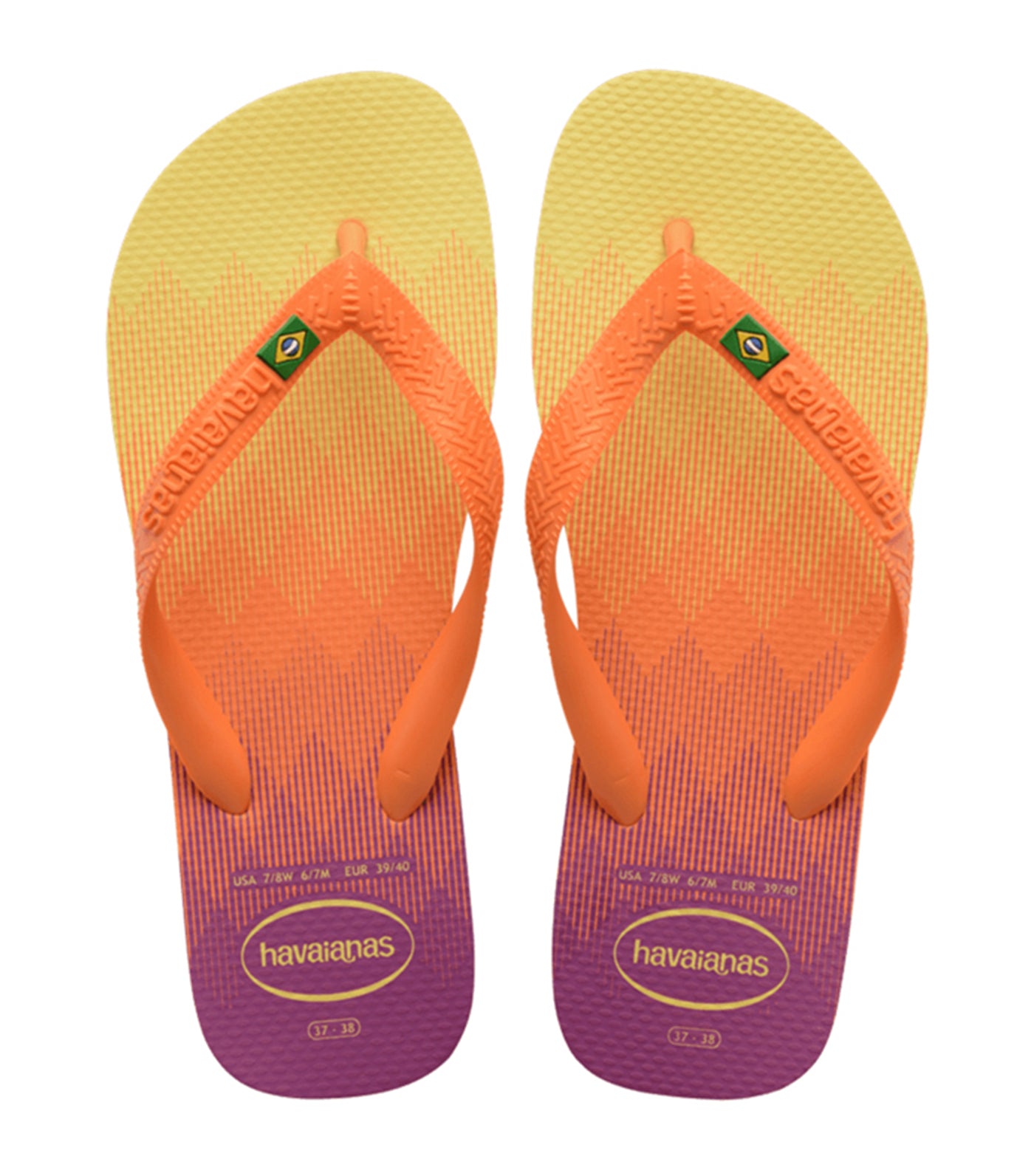 Yellow havaianas cheap