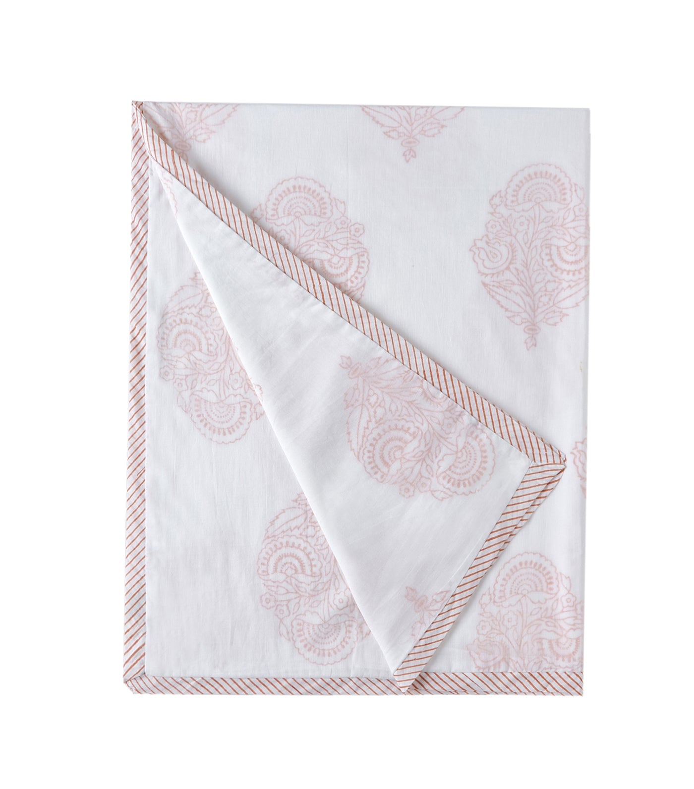 Malabar Baby Block-Printed Dohar Receiving Blanket