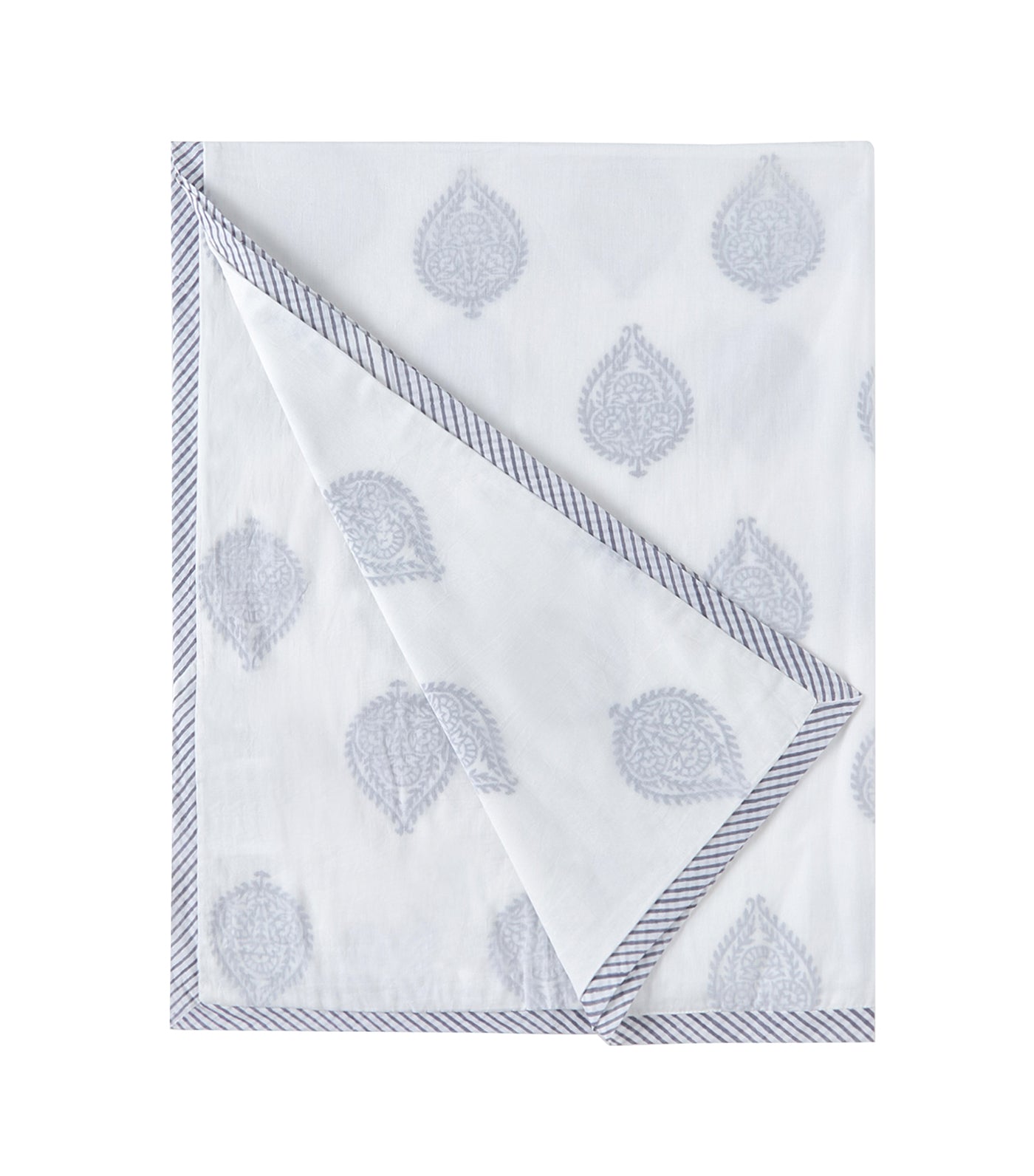 Malabar Baby Block-Printed Dohar Receiving Blanket